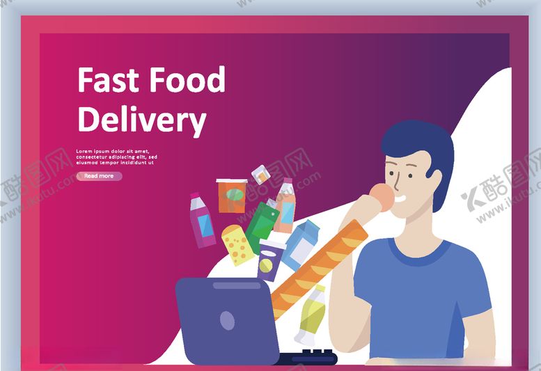 编号：86153310282148433440【酷图网】源文件下载-手绘购物插画