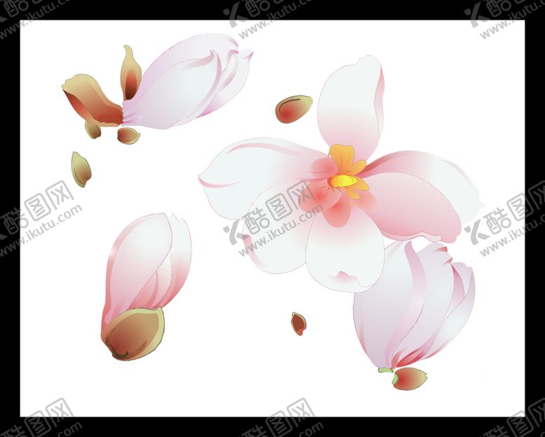 编号：68503610272319441942【酷图网】源文件下载-手绘花卉花朵