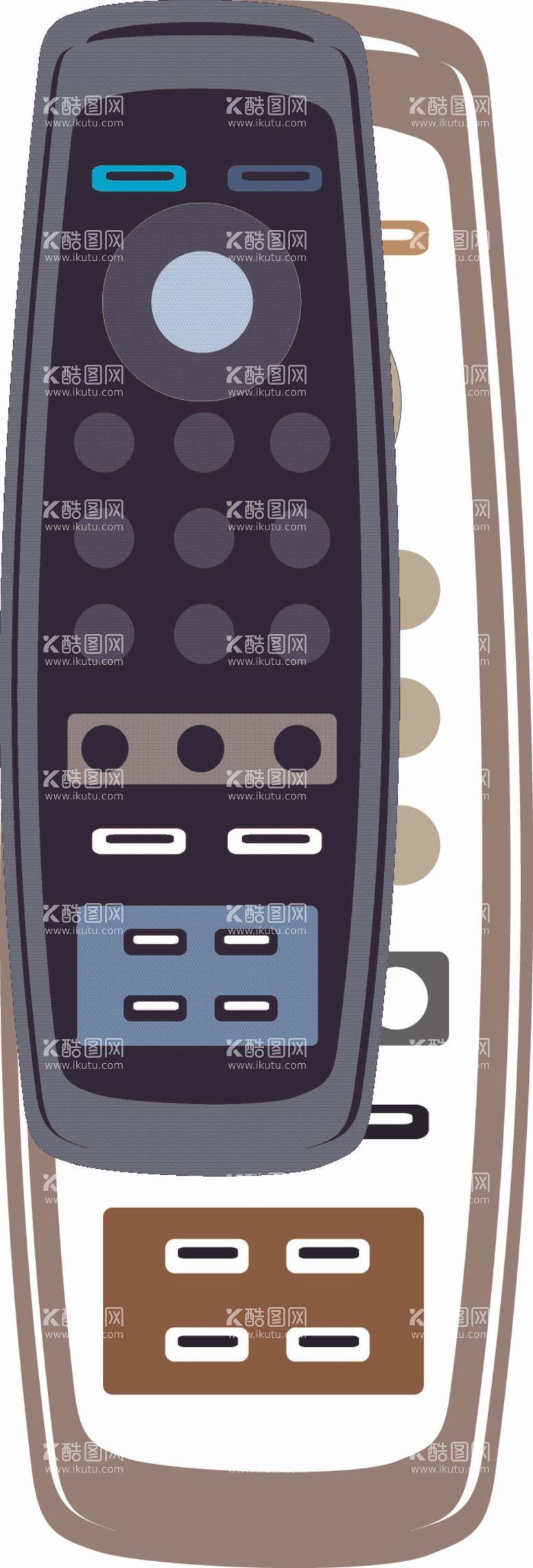 编号：47614811280854422566【酷图网】源文件下载-遥控器控制器按钮按键手绘卡通元