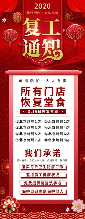 复工通知