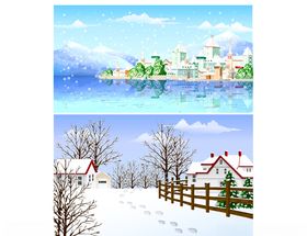冬天雪景