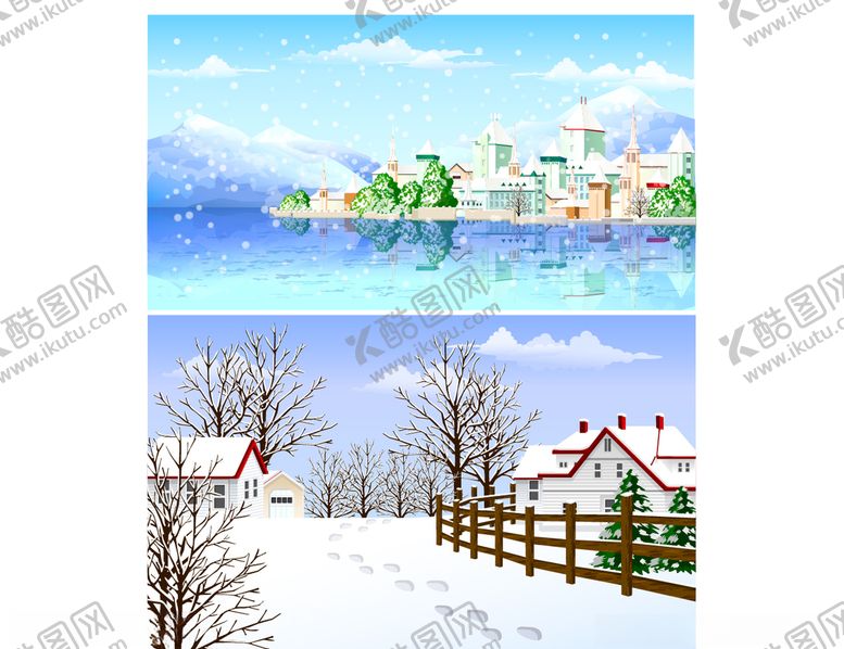 编号：49606005120324424692【酷图网】源文件下载-冬天雪景