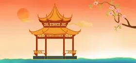 复古海报背景中国风边框中式国潮