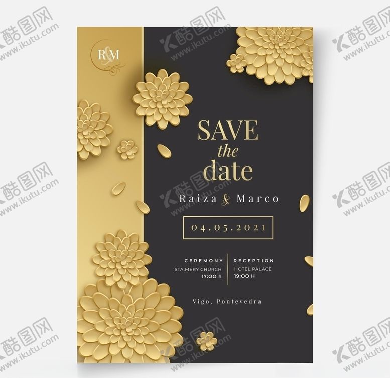 编号：44773904162005592146【酷图网】源文件下载-婚礼结婚请柬邀请函