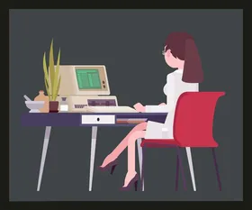手绘医疗人物护素材护