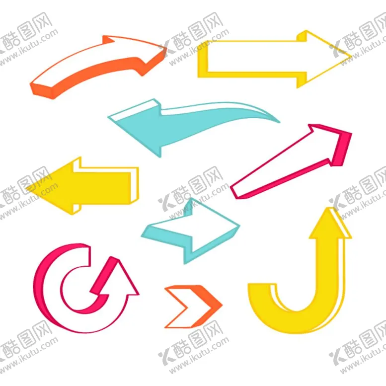 编号：83913212040606466313【酷图网】源文件下载-手绘方向标志符号