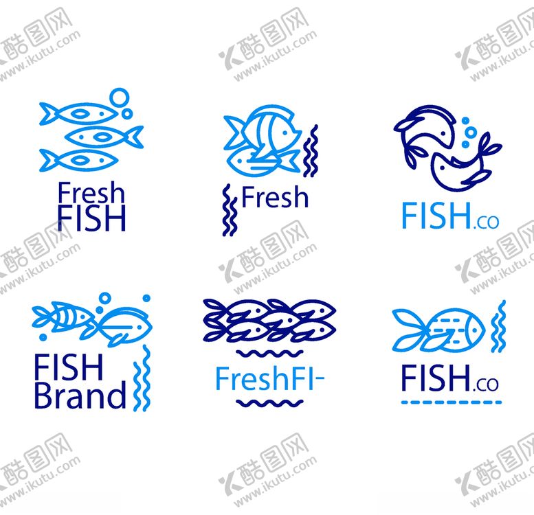编号：69936210222259522405【酷图网】源文件下载-海洋主题LOGO标志