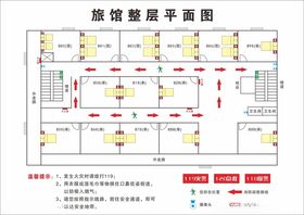 消防疏散示意图