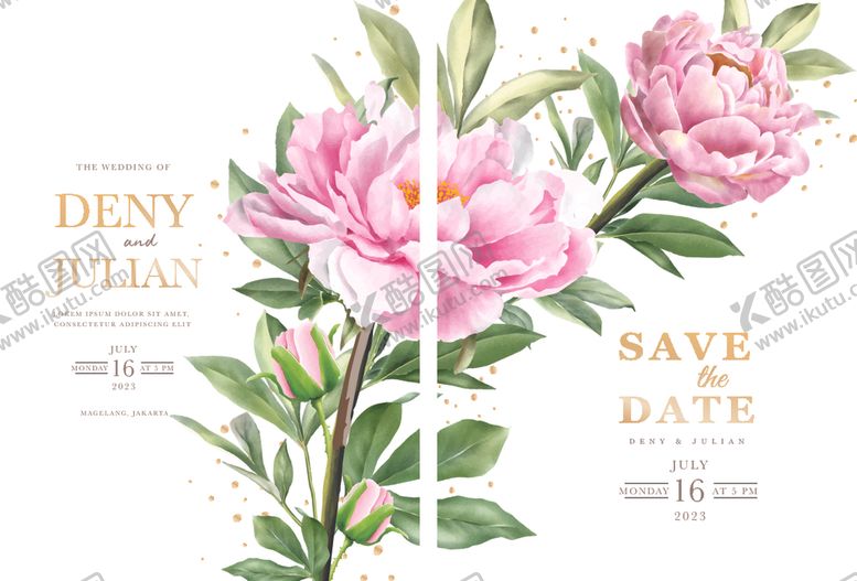 编号：66169809210946569248【酷图网】源文件下载-婚礼结婚请柬邀请函