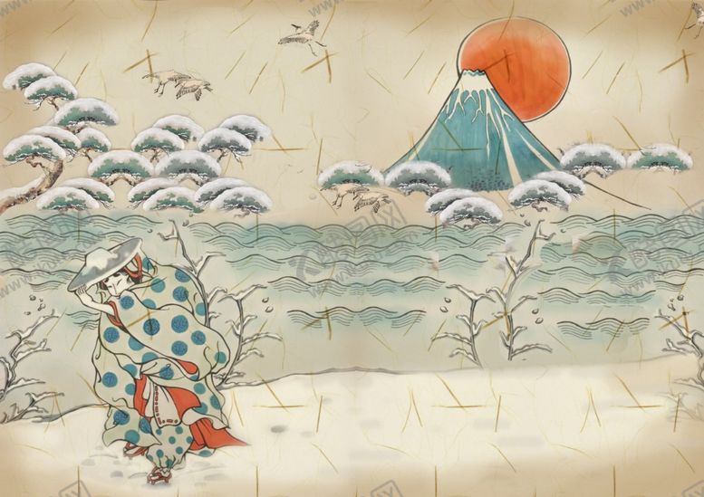 编号：17269909201627515852【酷图网】源文件下载-日系手绘女人插画图片