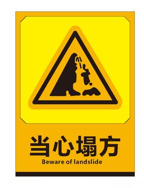 当心塌方