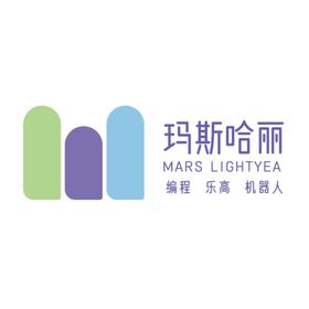 儿童少彩色编程乐高logo标志