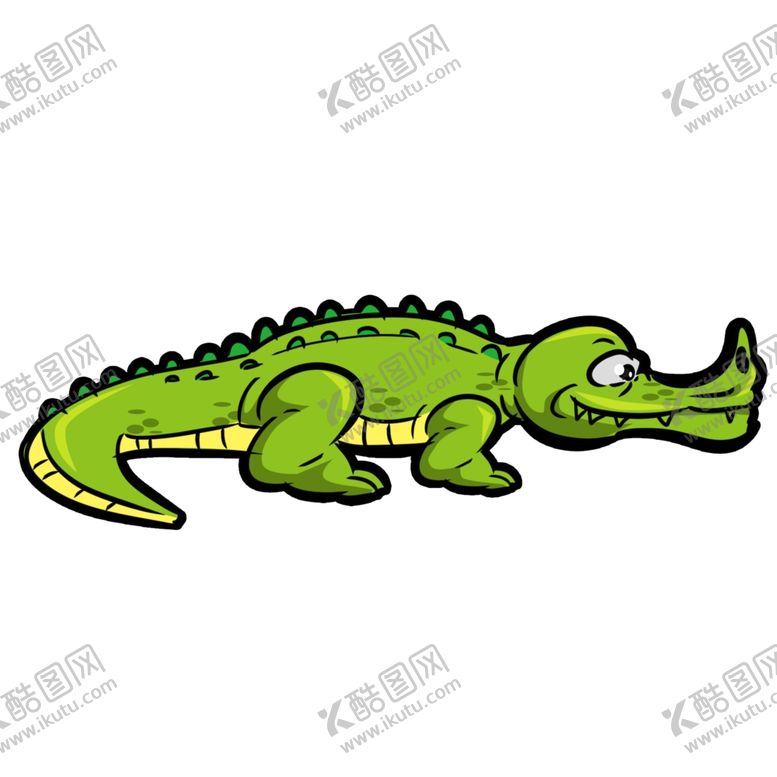 编号：78136604172318144577【酷图网】源文件下载-鳄鱼动物爬行动物卡通