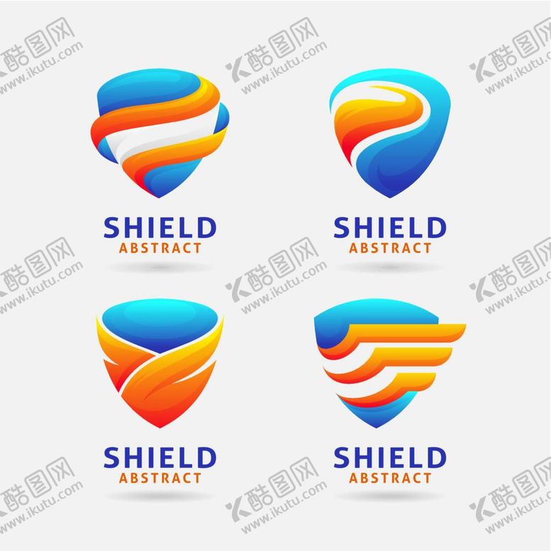 编号：57490209191850031089【酷图网】源文件下载-彩色盾牌logo