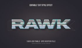 3D字体设计d卡通三维立金属