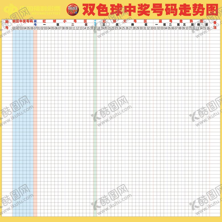 编号：53963710100833286475【酷图网】源文件下载-双色球走势图