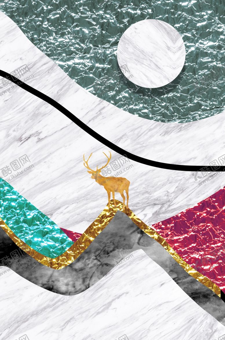 编号：26736710082115478118【酷图网】源文件下载-现代轻奢装饰画