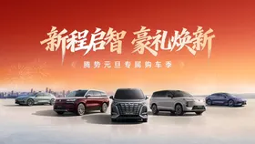 汽车团购背景板