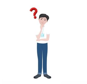 为什么问号思考想职员
