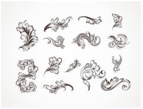 欧式花纹