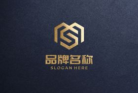 logo样机 标志样机 字体样