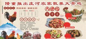 大骨鸡宣传板