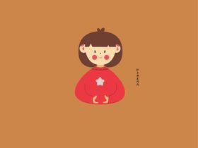 一个可爱懂事的女生