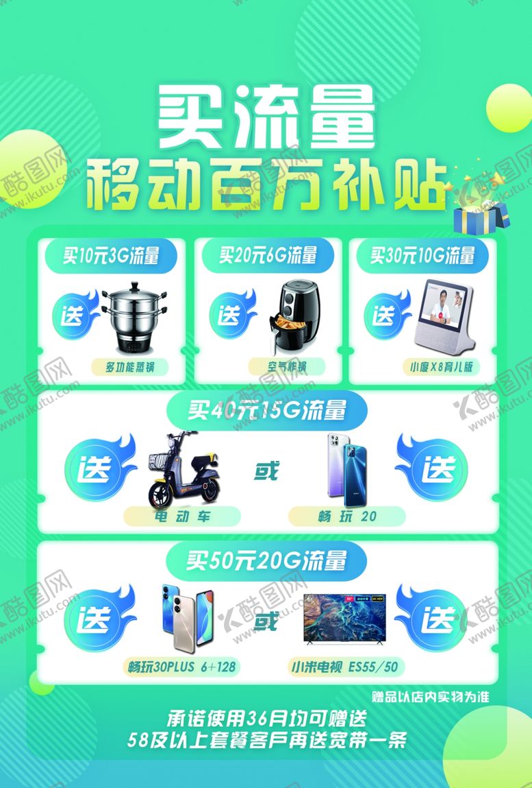 编号：59980212050244427902【酷图网】源文件下载-流量补贴海报