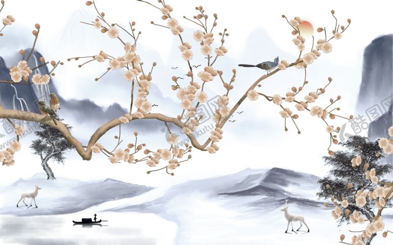 编号：68444207141007247166【酷图网】源文件下载-山水画