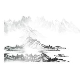 水墨山水素材