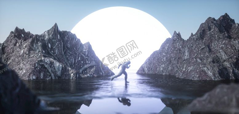 编号：93827701250917108173【酷图网】源文件下载-C4D模型宇航员