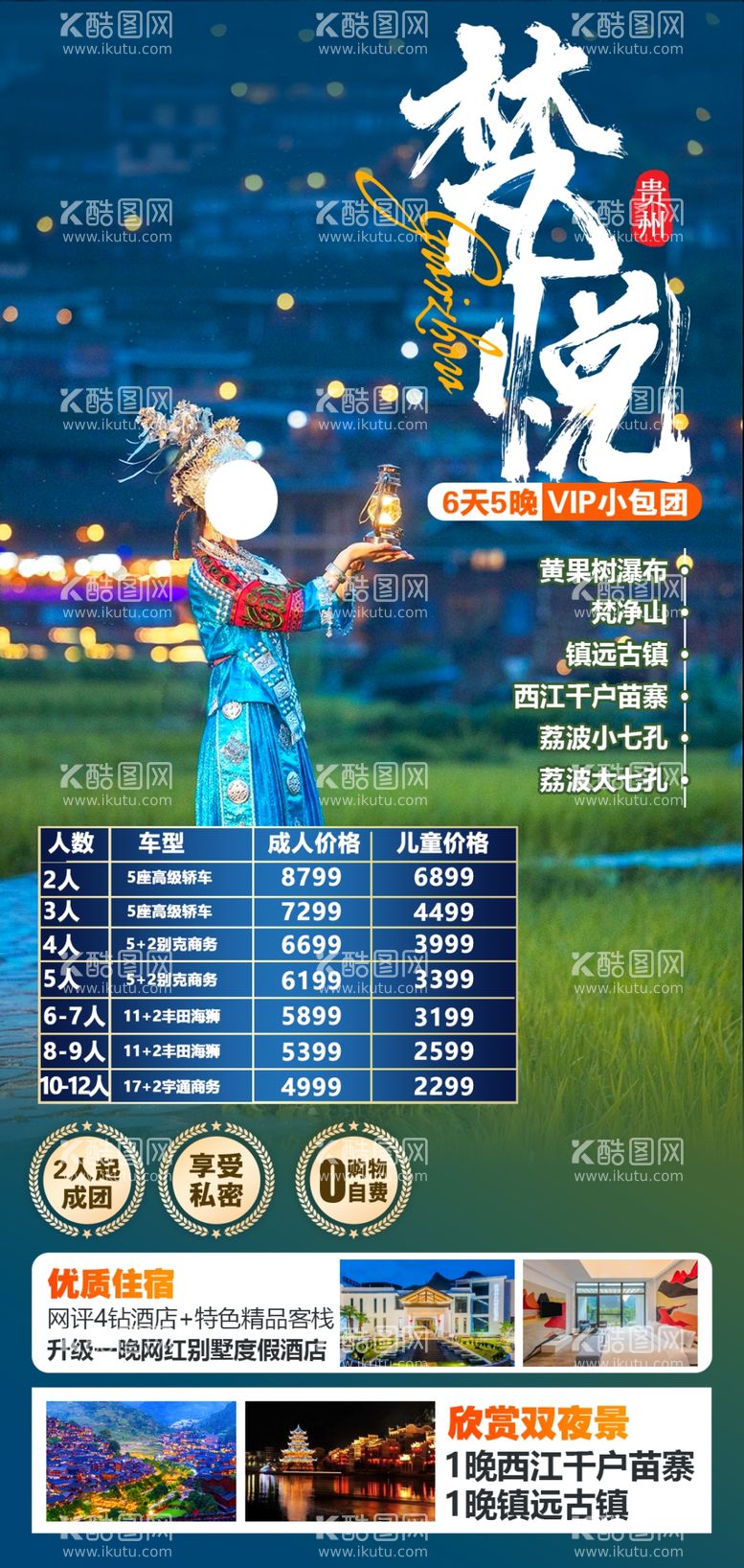 编号：62970801141547465520【酷图网】源文件下载-贵州旅游手机海报