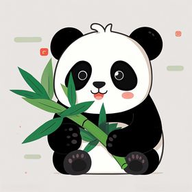 卡通熊猫