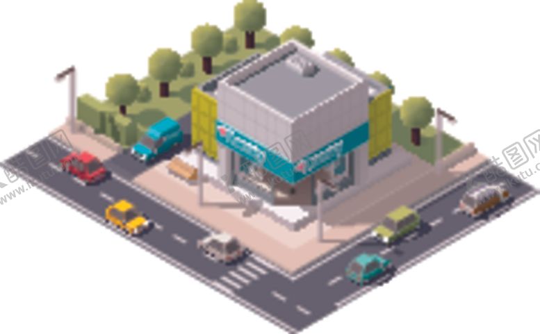 编号：63091810041408217789【酷图网】源文件下载-卡通城市建筑