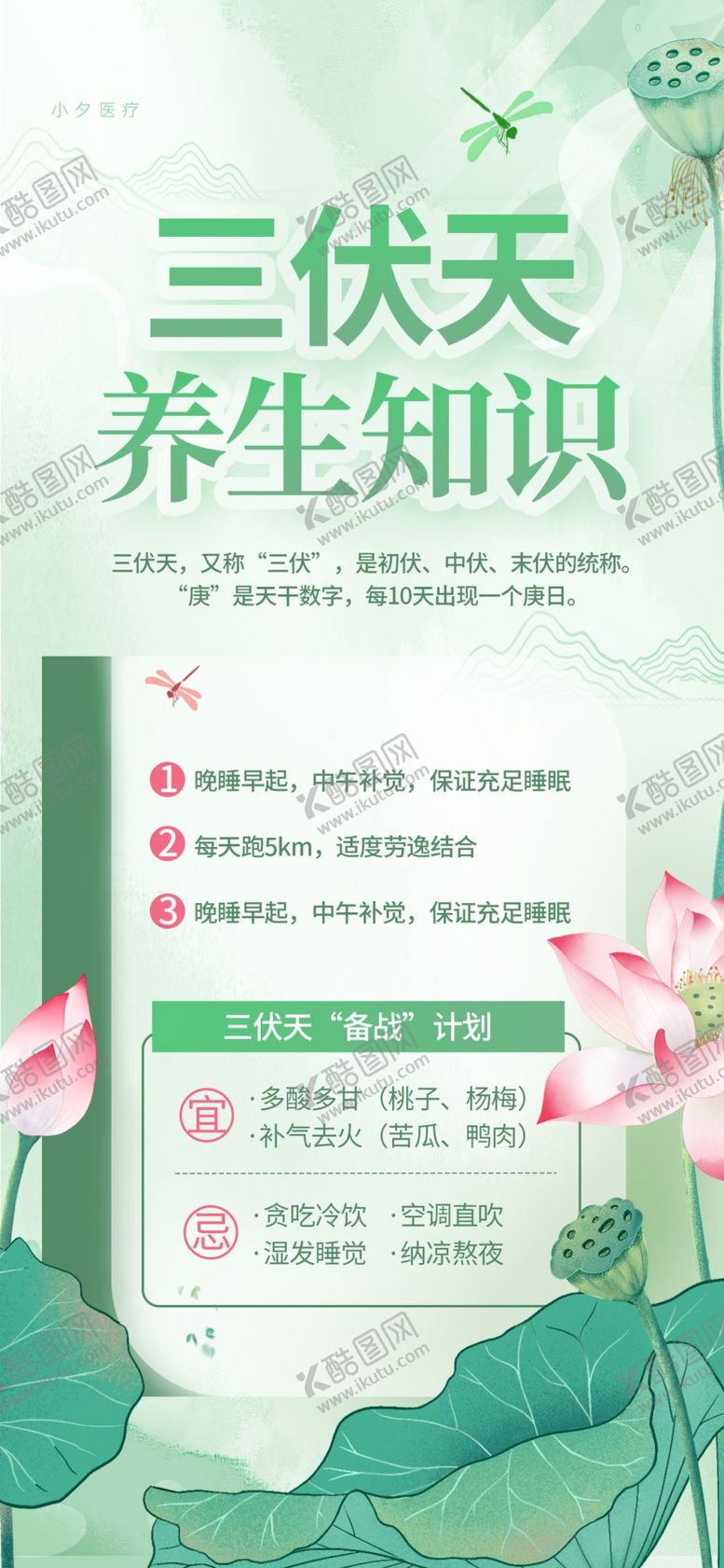 编号：69091804061103416827【酷图网】源文件下载-三伏天养生知识图表