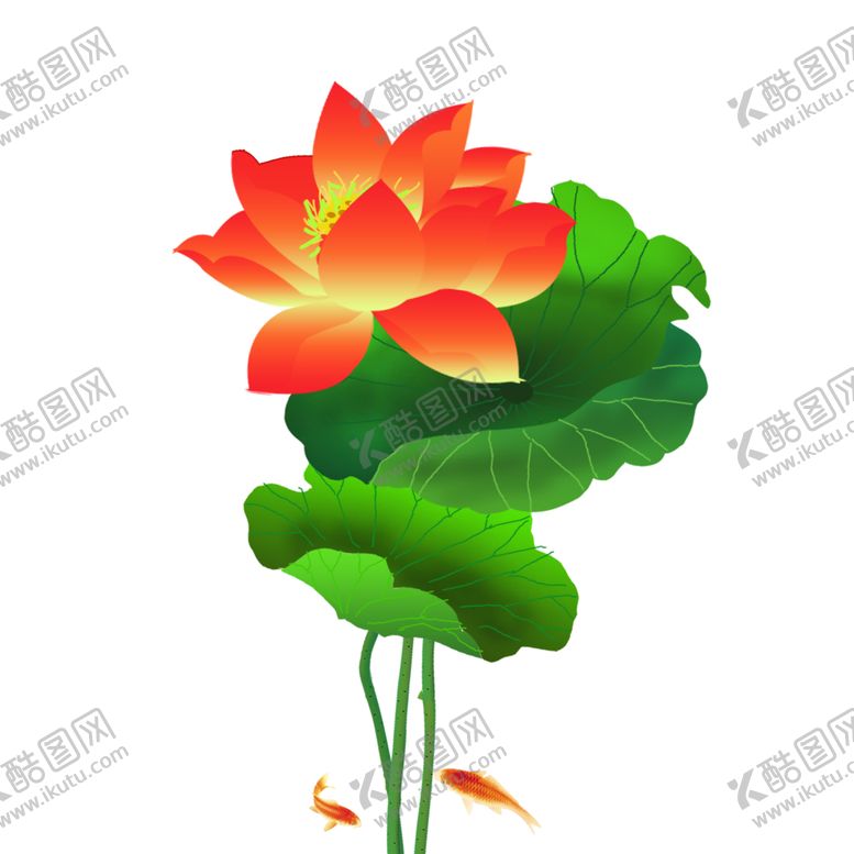 编号：21200605020246357975【酷图网】源文件下载-荷花元素