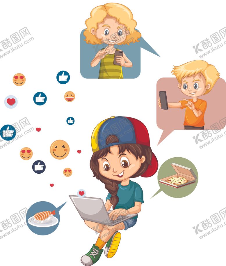 编号：27419806240834596830【酷图网】源文件下载-卡通女孩