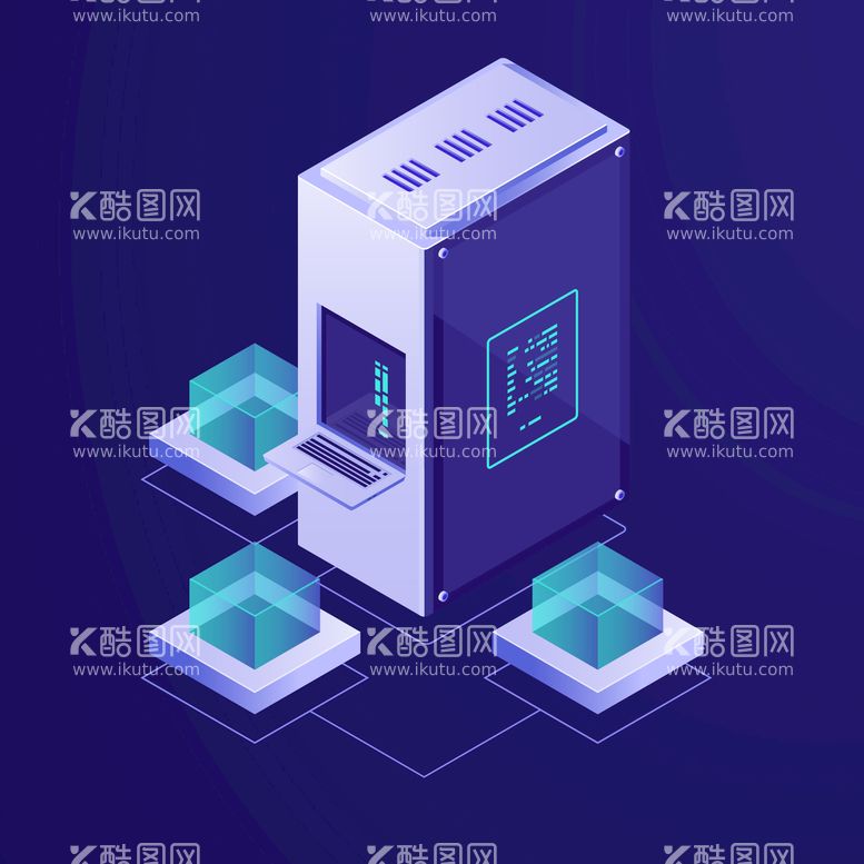 编号：14250710100316008170【酷图网】源文件下载-科技风AI人工智能数据服务器