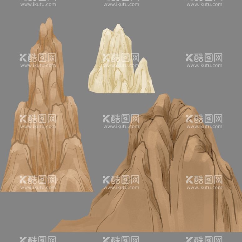 编号：73850112220314407863【酷图网】源文件下载-婚礼山峰层叠山峰国潮山峰