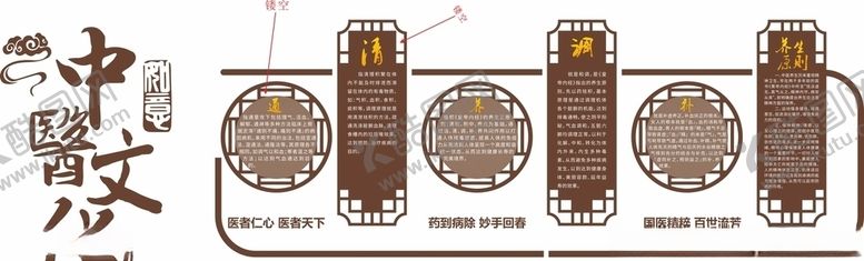 编号：93948610141631029516【酷图网】源文件下载-中医文化墙