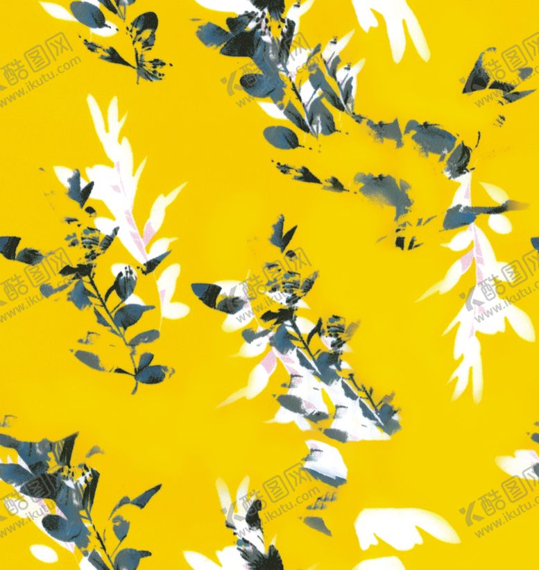 编号：72532010211344123075【酷图网】源文件下载-鲜花无缝印花