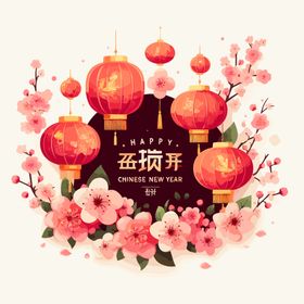 新年新春插画