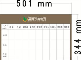 楼层牌