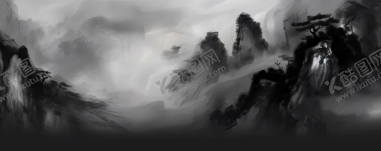 编号：86691301191738223490【酷图网】源文件下载-水墨山水画