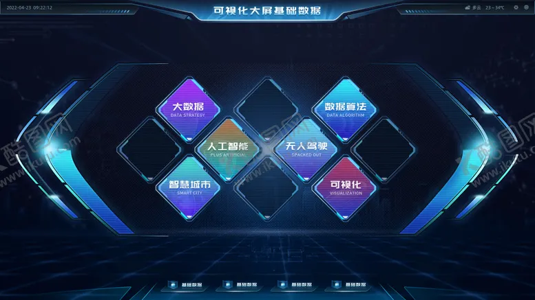 编号：42350807211457389158【酷图网】源文件下载-可视化大屏基础数据
