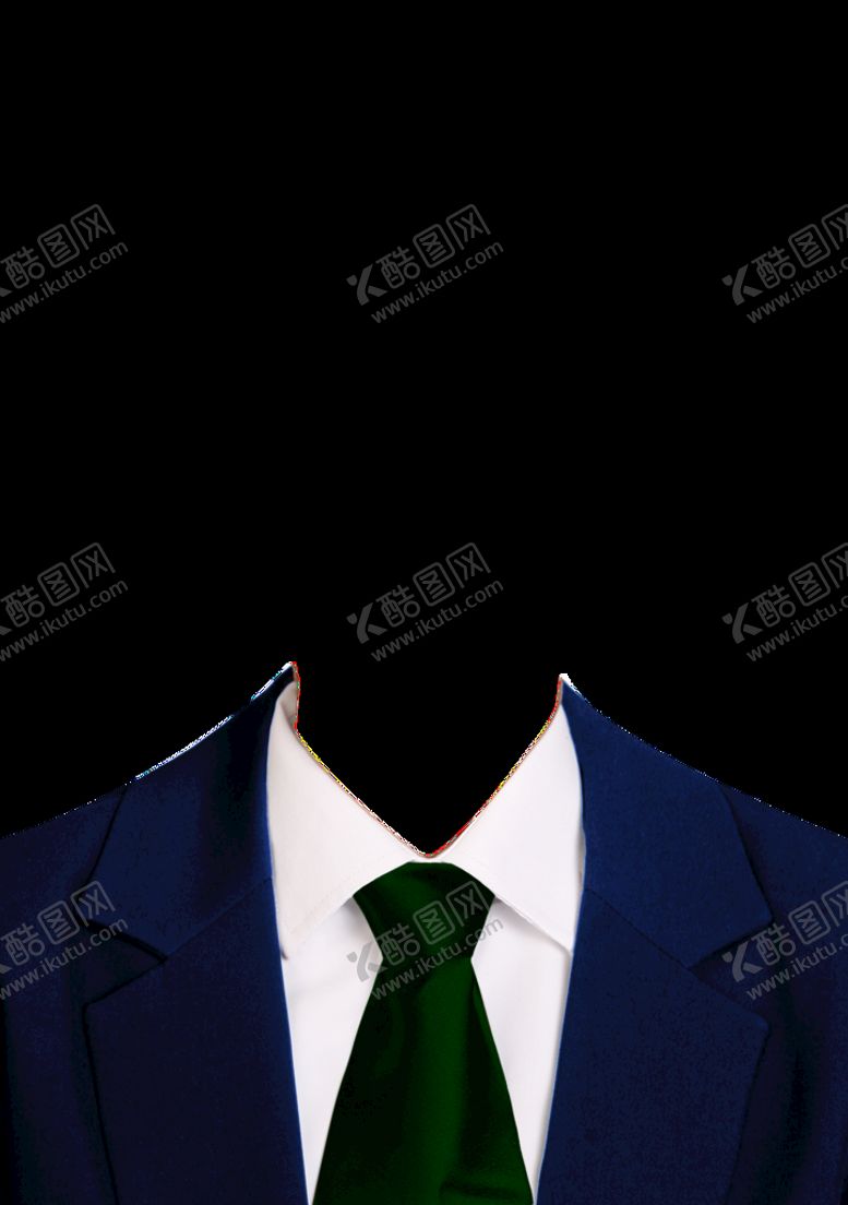 编号：39802109211247226432【酷图网】源文件下载-深蓝西服