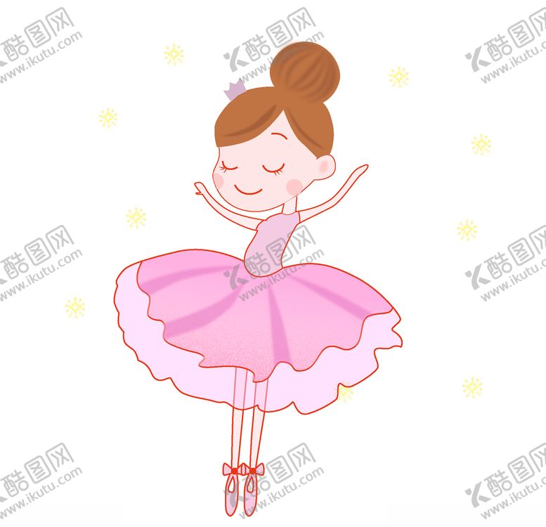 编号：25612610231615425646【酷图网】源文件下载-芭蕾女孩图片