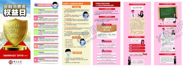 编号：54256307030151373604【酷图网】源文件下载-金融消费者权益日三折页