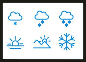 天气标识图标