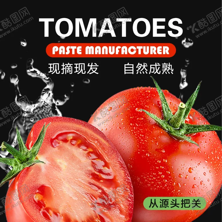 编号：92901702191246391804【酷图网】源文件下载-西红柿淘宝海报详情